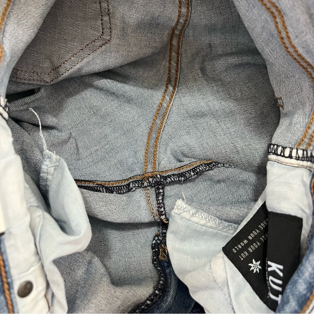 KUT From The Kloth Connie Ankle Skinny Jeans Light Wash Size 10